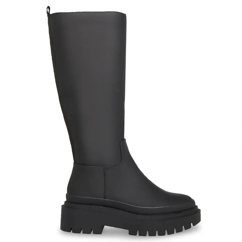 Steve Madden Macall Black Boots (NWT) - Picture 1 of 3